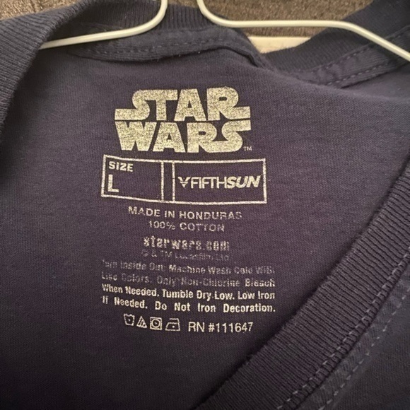 Star Wars The Mandalorian Just Sippin' T-shirt Baby Yoda Large - Picture 3 of 3